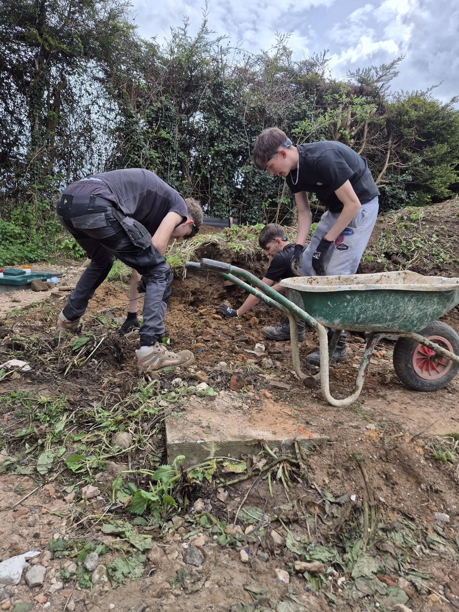 Digging on site