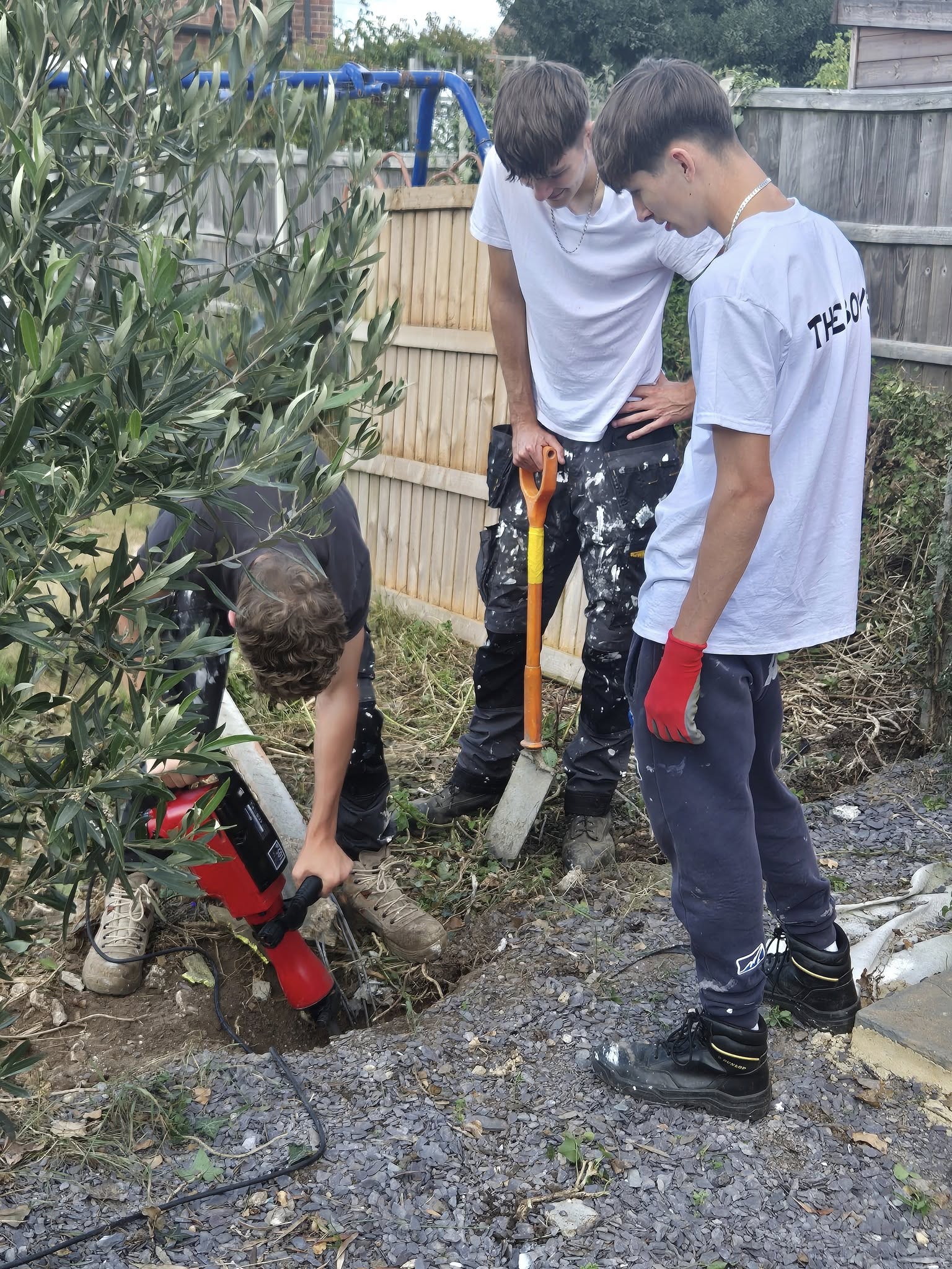 Using the drill